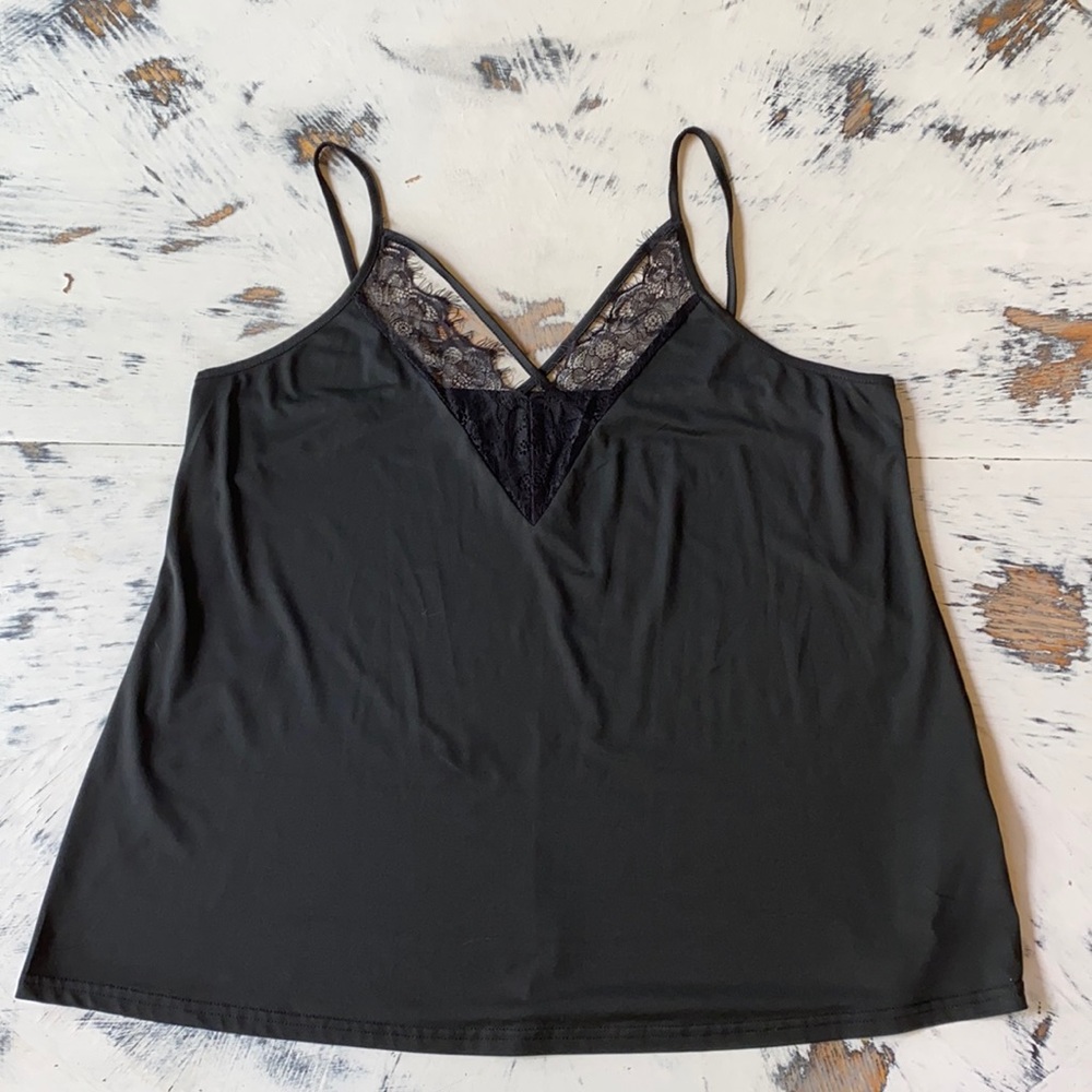 Black SHEIN sexy tank top. 1X